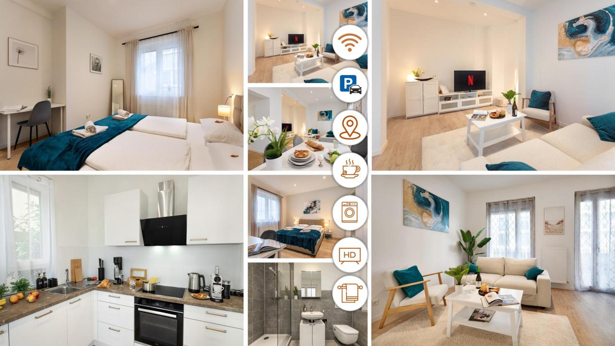 Rosenberg-Suites - Zentral, Stellplatz, Grosse Terasse, Business & Privat Гайльбронн Екстер'єр фото