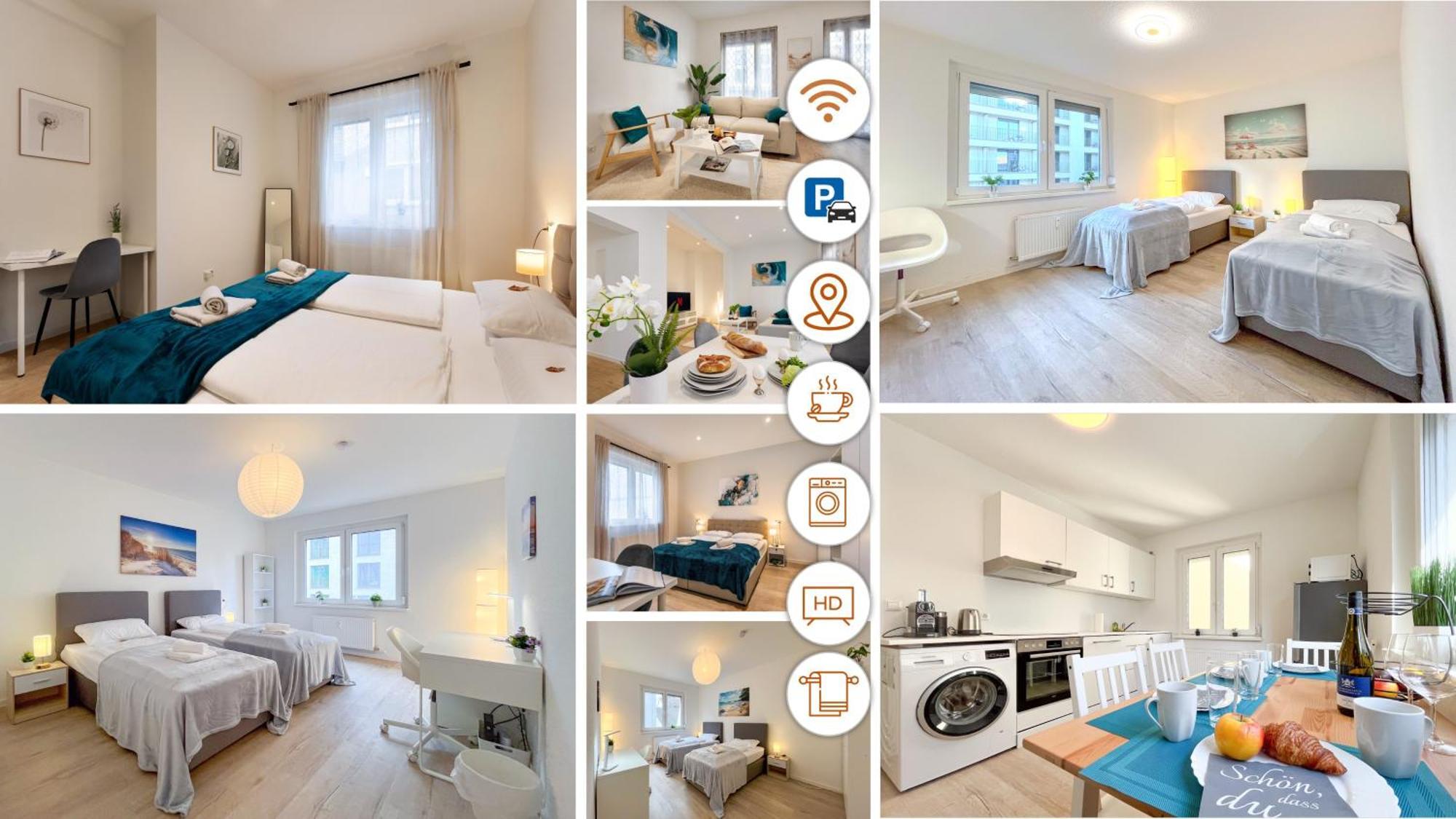 Rosenberg-Suites - Zentral, Stellplatz, Grosse Terasse, Business & Privat Гайльбронн Екстер'єр фото